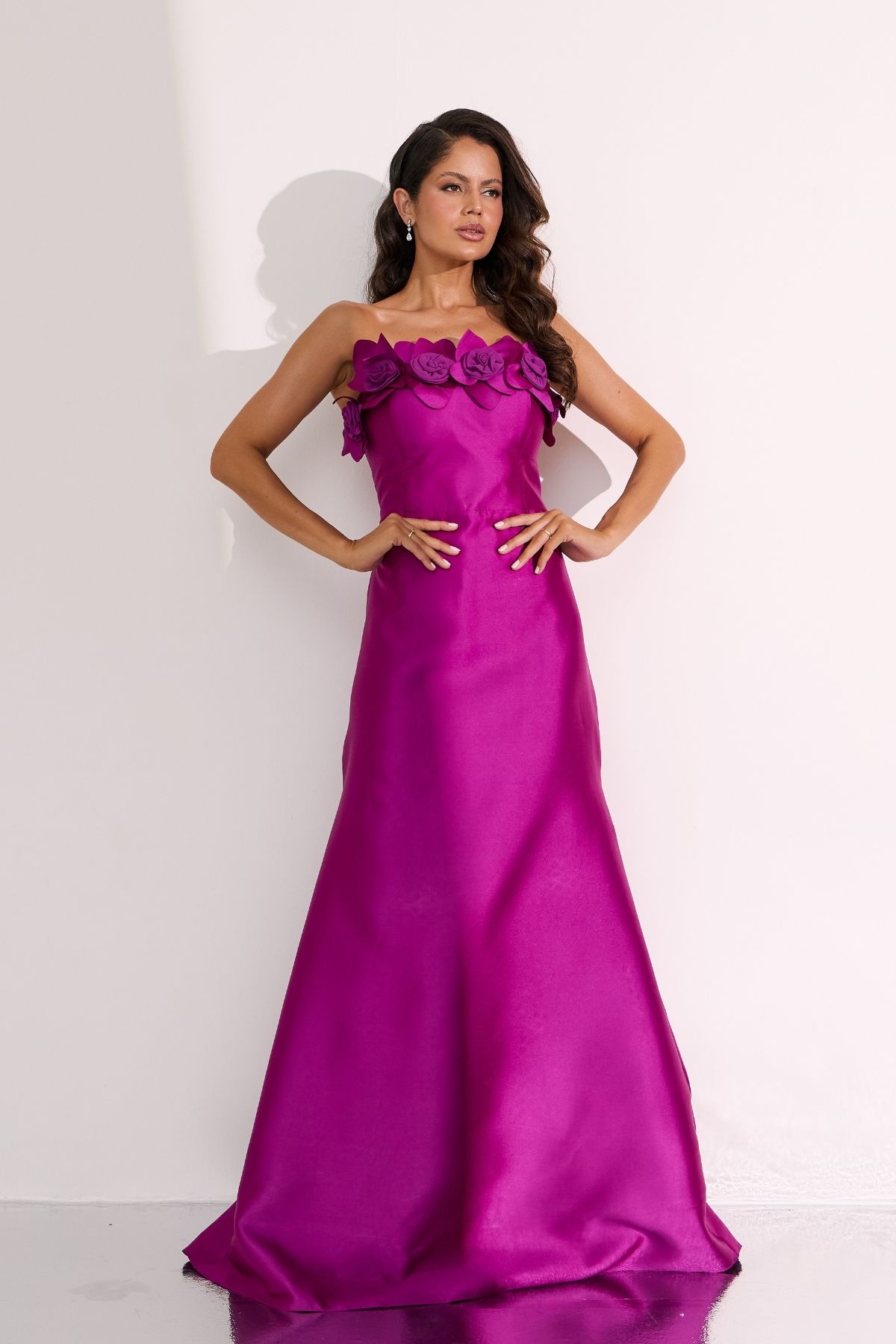 Vestido Deisy Fucsia